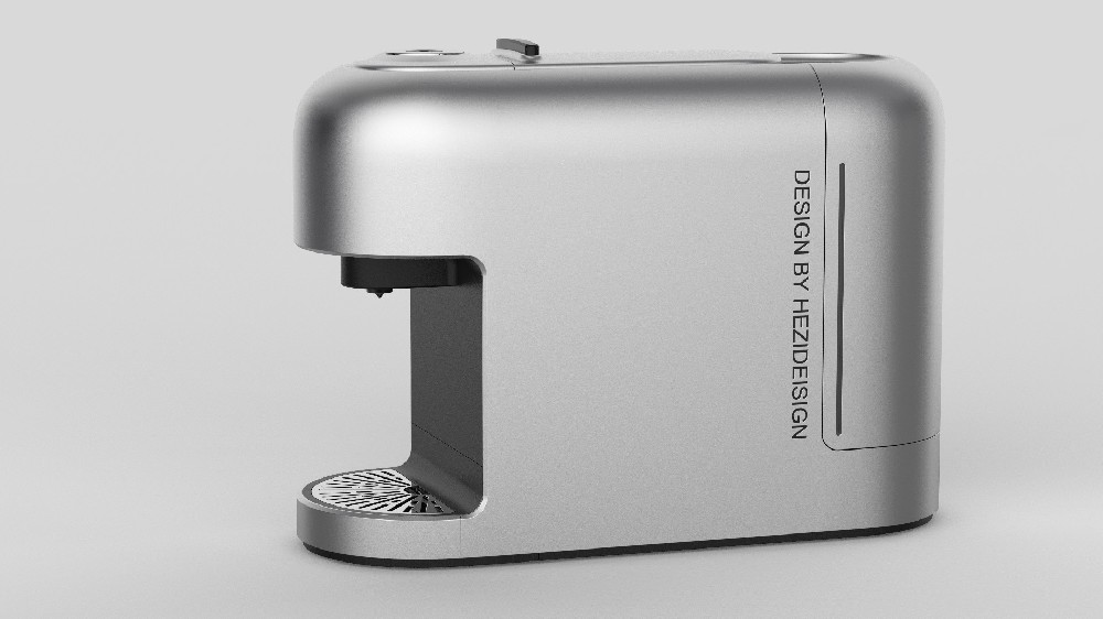 復古太空風格熱飲機產(chǎn)品外觀設計